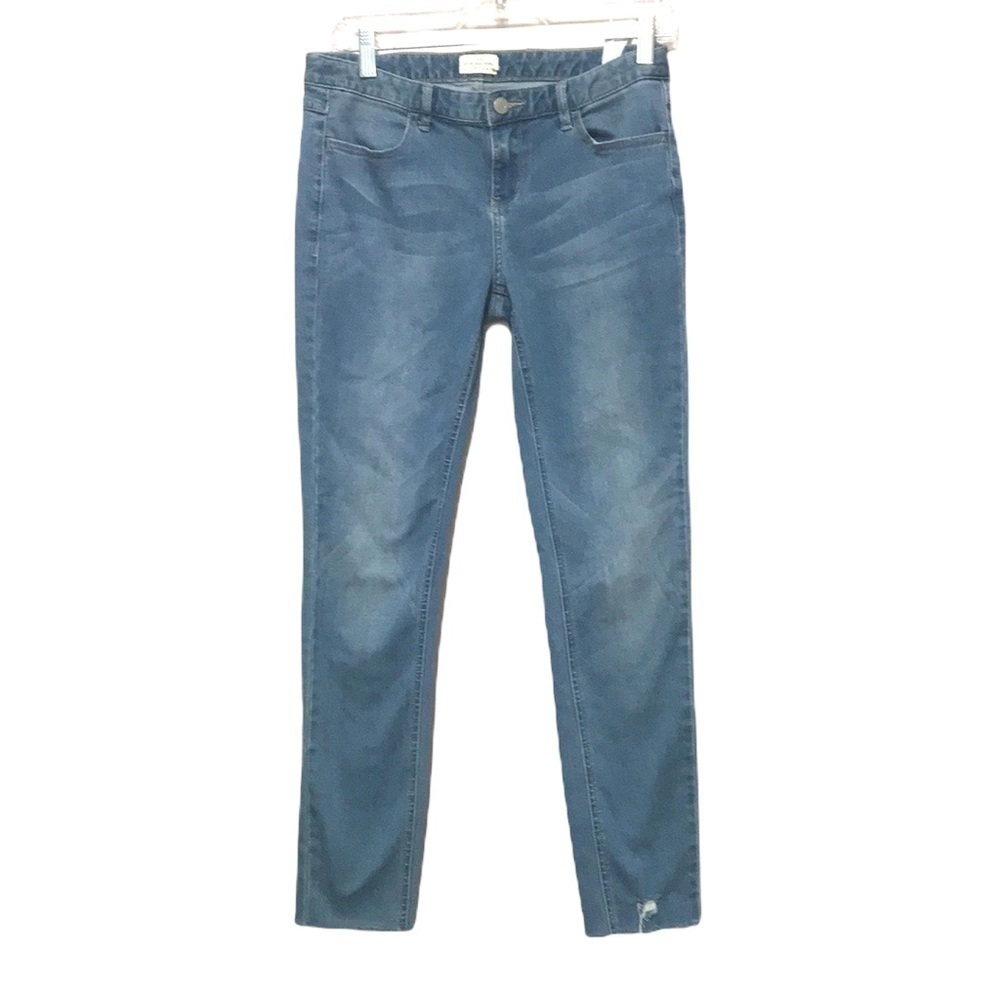 𝅺GIORDANO low rise skinny tapered light wash jeans 27